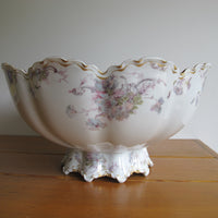 Antique Haviland France Hand-Painted Porcelain Bowl