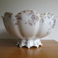 Antique Haviland France Hand-Painted Porcelain Bowl