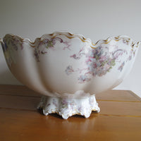 Antique Haviland France Hand-Painted Porcelain Bowl