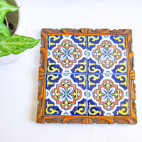 Mexican Tile Tivets and Trays Vintage (Sold Separately)