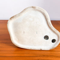 Dog Ashtray Porcelain Sculpture Figure