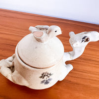 Ceramic Studio Pottery Camel Box Canister Dish