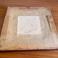 Sausage Link Tile Art with Wood Frame