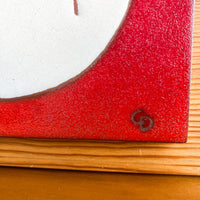 Dove Tile Wall Art Northern European on Wood Frame Scandinavian