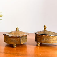 Etched Vintage Trinket Boxes (Sold Individually)