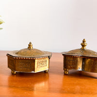 Etched Vintage Trinket Boxes (Sold Individually)