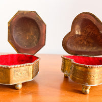 Etched Vintage Trinket Boxes (Sold Individually)