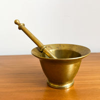 Brass weighted Mortar and Pestel Set
