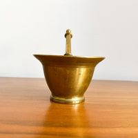 Brass weighted Mortar and Pestel Set