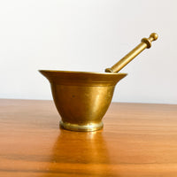 Brass weighted Mortar and Pestel Set