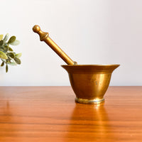 Brass weighted Mortar and Pestel Set