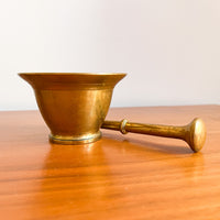 Brass weighted Mortar and Pestel Set