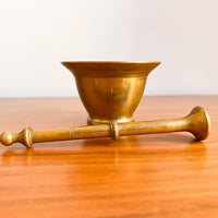 Brass weighted Mortar and Pestel Set