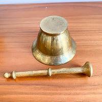 Brass weighted Mortar and Pestel Set