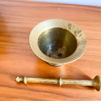 Brass weighted Mortar and Pestel Set