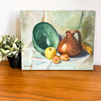 Vintage Aculeth Still Life Canvas Paintings (Sold Individually)