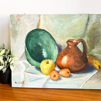 Vintage Aculeth Still Life Canvas Paintings (Sold Individually)
