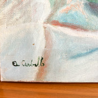 Vintage Aculeth Still Life Canvas Paintings (Sold Individually)