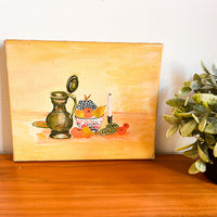 Vintage Still Life Canvas Painting