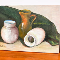 Vintage Aculeth Still Life Canvas Paintings (Sold Individually)