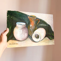 Vintage Aculeth Still Life Canvas Paintings (Sold Individually)