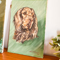 Dog Pet Portraits Antique Original Painting Art (Sold Individually)