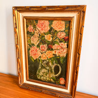 Vintage Floral Boquet Still Life Canvas Paintings (Sold Individually)