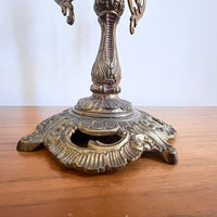 Antique Brass Candelabras Set of 2