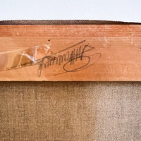 1991 by M pattares ocean european Coastline Painting on Canvas unframed