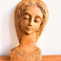 Carved Wood Mary Art