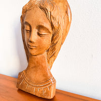 Carved Wood Mary Art