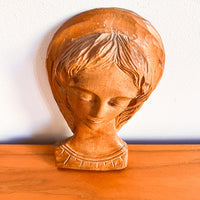 Carved Wood Mary Art (Sold Individually)
