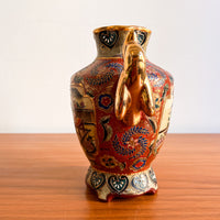 Satsuma Antique Ceramic Chinese Vase with stamp