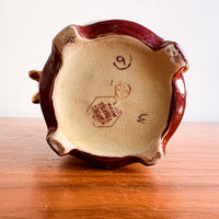Satsuma Antique Ceramic Chinese Vase with stamp