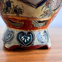 Satsuma Antique Ceramic Chinese Vase with stamp