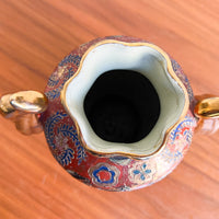Satsuma Antique Ceramic Chinese Vase with stamp