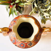 Satsuma Antique Ceramic Chinese Vase with stamp