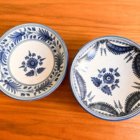 Teresa Parzobispo 1992 Blue and White Ceramic Bowls