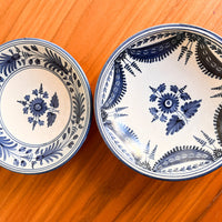 Teresa Parzobispo 1992 Blue and White Ceramic Bowls