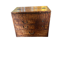 Marbled Wood Antique Sewing Box