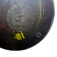 Hand Blown Norwegian Green Glass PLUS CC Candle Holder Norway