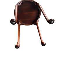 Burlwood Round Table Vintage