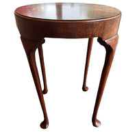 Burlwood Round Table Vintage