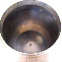 Minimalist Brass Ginger Jar Container Vintage