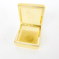 Italian Alabaster Box with Cherry Blossom Design Made in Italy