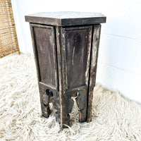 Tibetan Hexagon Wood Table Plant Stand