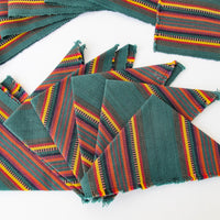 Set of 6 Woven Cotton Table Napkins and Placemats