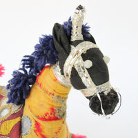 Indian Rajhastani Fabric Bull & Horse (Sold Separately)