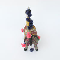 Indian Rajhastani Fabric Bull & Horse (Sold Separately)