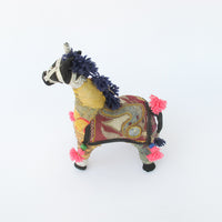 Indian Rajhastani Fabric Bull & Horse (Sold Separately)